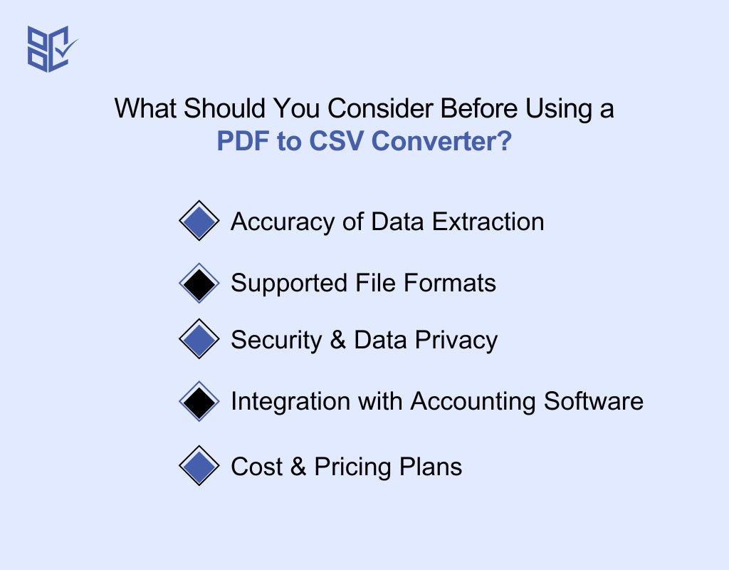 What Should You Consider Before Using a PDF to CSV Converter